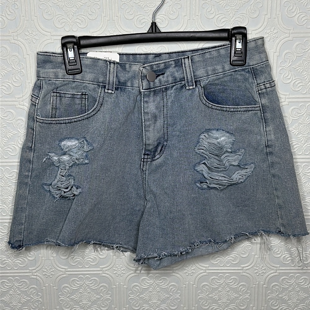 BenZhi | Cut Off Denim Shorts